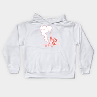 owie the scientist Kids Hoodie